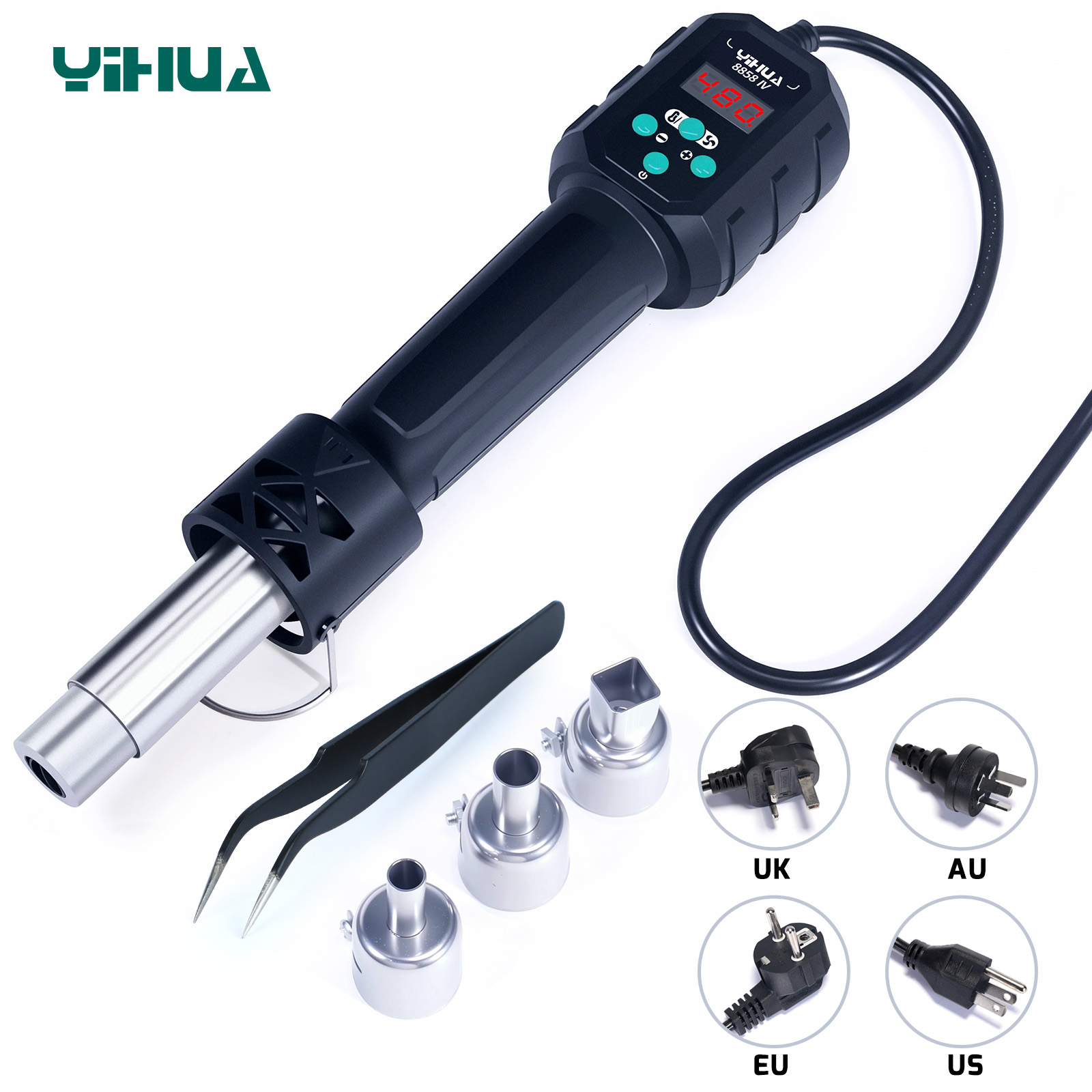 Heat Gun Embossing - YIHUA Pistola ad Aria Calda Temperatura