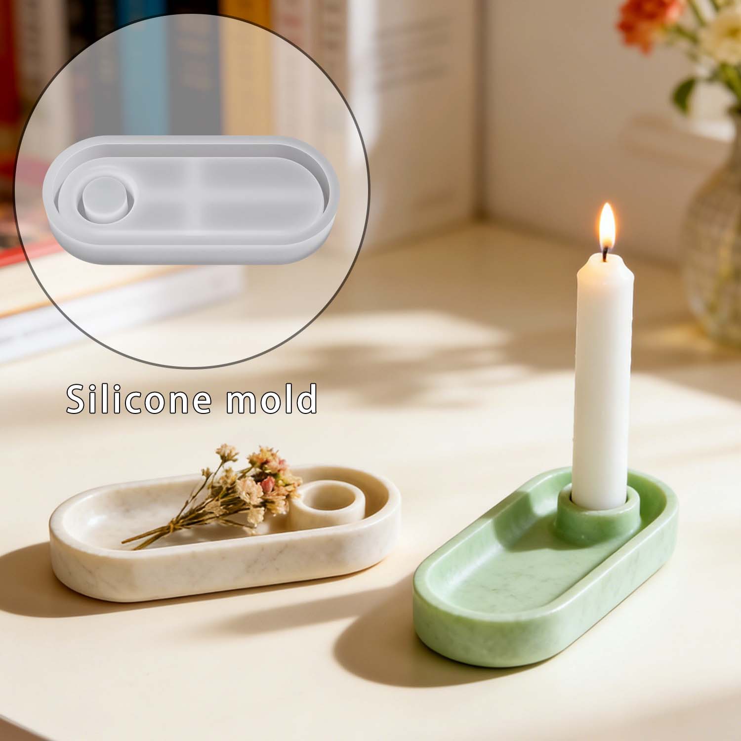 Candle Making Design - Stampi in resina, gesso e silicone