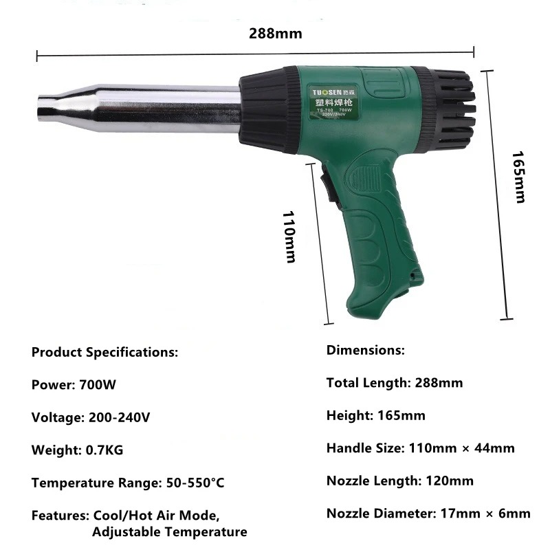 Pistola termica ad alta temper - Heat Gun Embossing recensione e prezzo