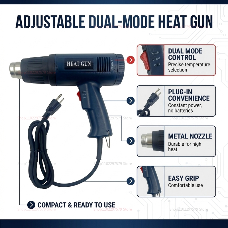 Nuova Pistola ad Aria Calda 25 - Heat Gun Embossing recensione e prezzo