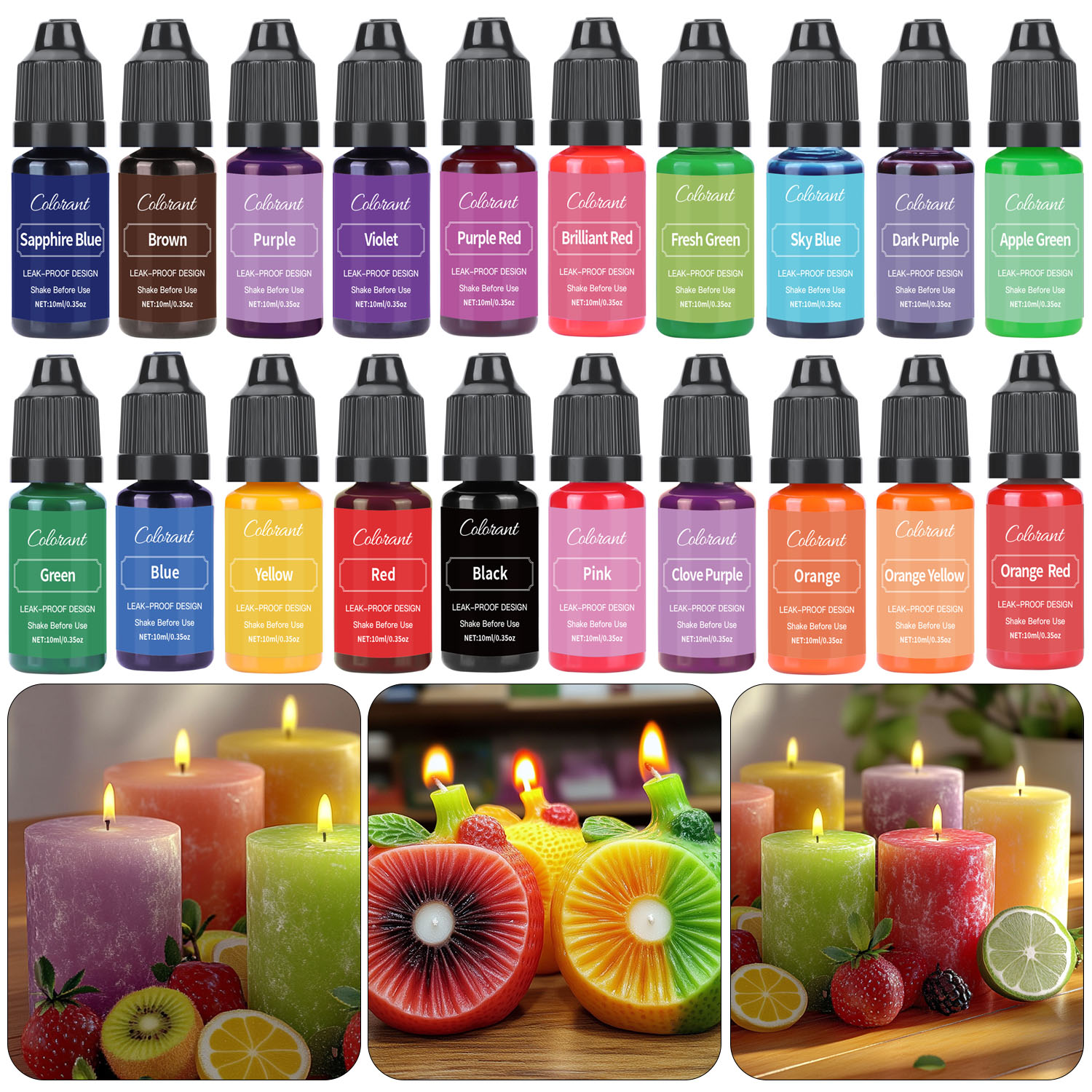Colorante per candele liquide  - Soy Wax Pillar Blend recensione e prezzo
